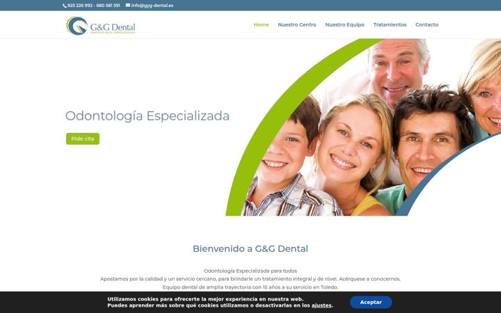 Screenshot of gyg-dental.com