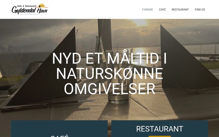 Screenshot of gyldendalrestaurant.dk