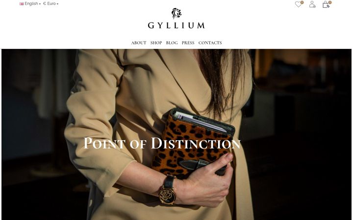 Screenshot of gyllium.com