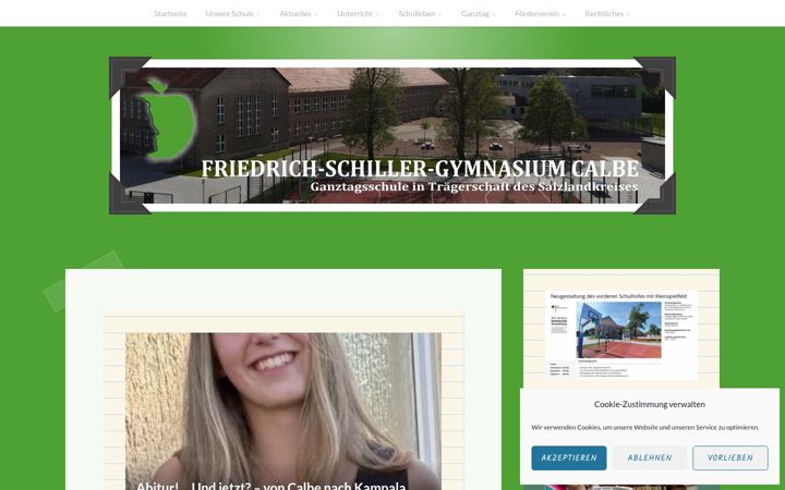 Screenshot of gym-calbe.info