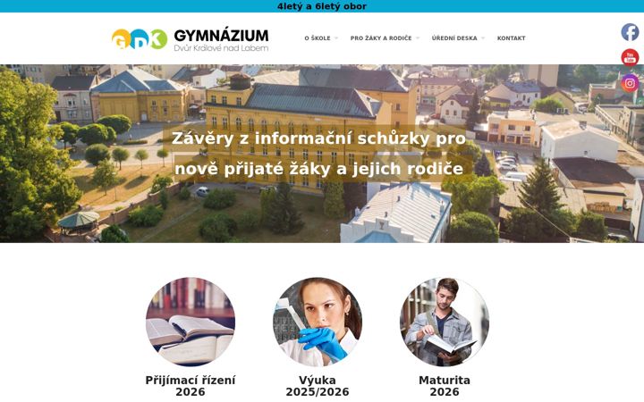 Screenshot of gym-dk.cz