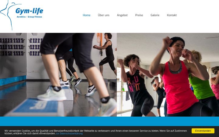 Screenshot of gym-life.ch