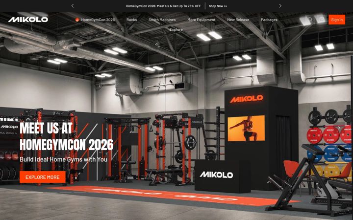 Ekraanipilt saidist gym-mikolo.com