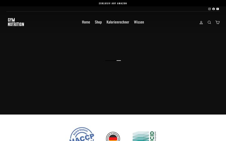 Screenshot of gym-nutrition.com