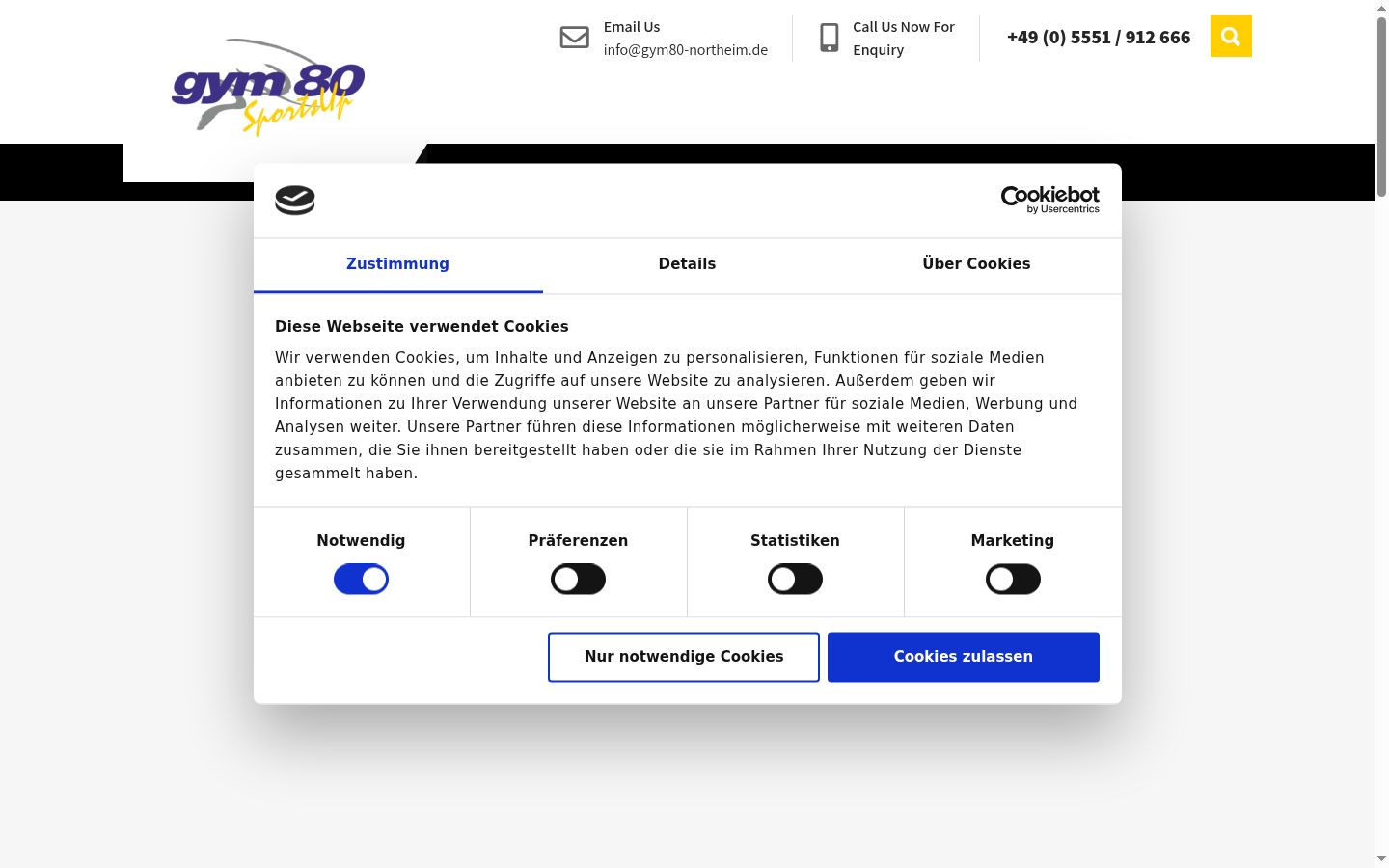 Sutikimo reklamjuostės, rodytos prieš bet kokią sąveiką, ekrano kopija