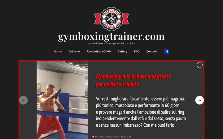 Screenshot of gymboxingtrainer.com