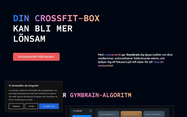 Screenshot of gymbrain.pro