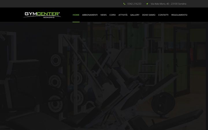 Screenshot of gymcentersondrio.com