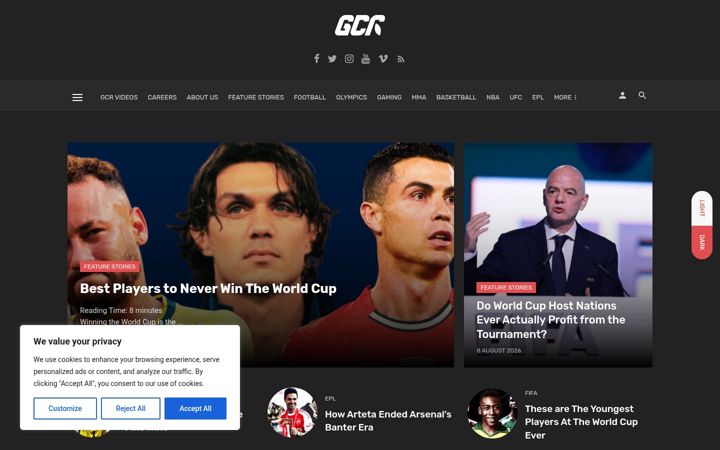 Screenshot of gymclassrejects.com