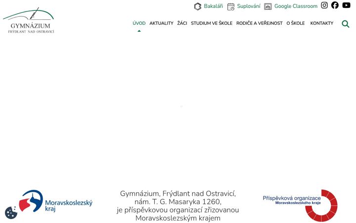 Screenshot of gymfrydl.cz
