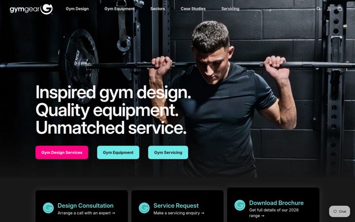 Screenshot of gymgear.com