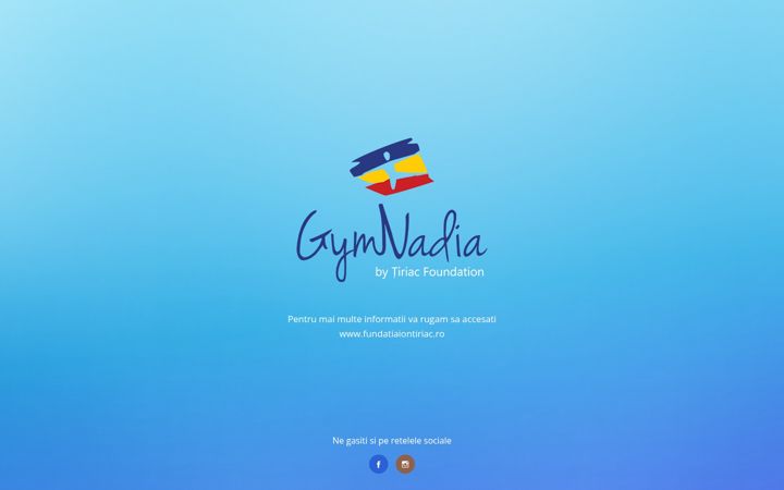 Screenshot ta' gymnadia.ro
