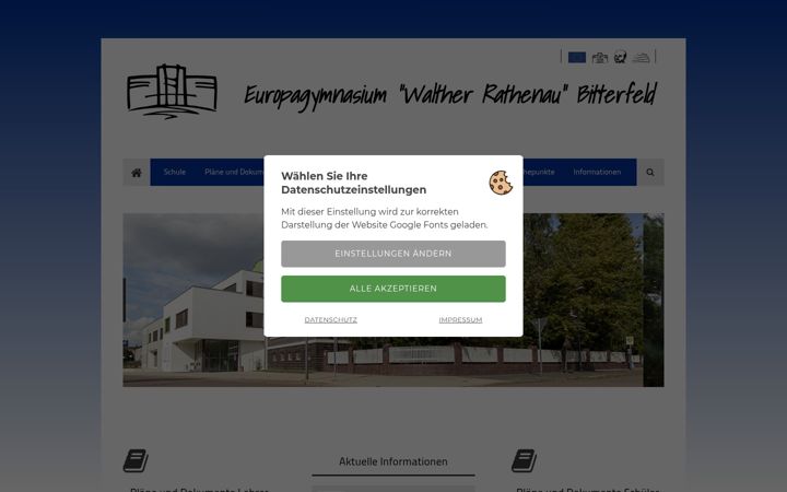 Screenshot of gymnasium-bitterfeld.de