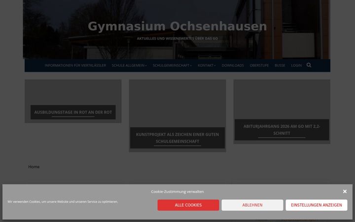 Screenshot of gymnasium-ochsenhausen.de