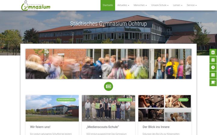 Screenshot of gymnasium-ochtrup.de