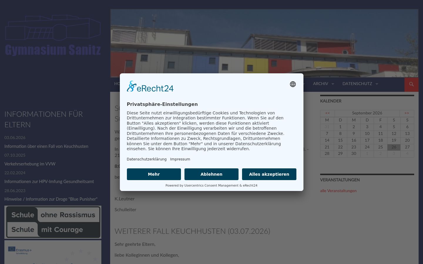 Screenshot tal-banner tal-kunsens muri qabel kwalunkwe interazzjoni
