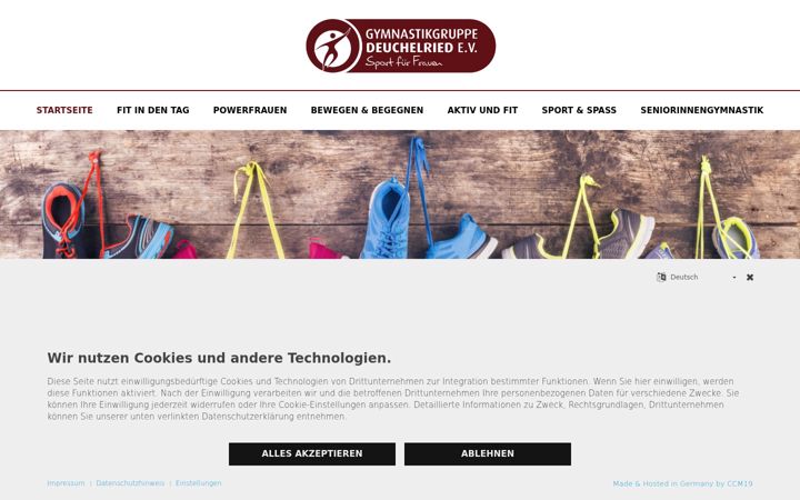 Screenshot of gymnastikgruppe-deuchelried.de