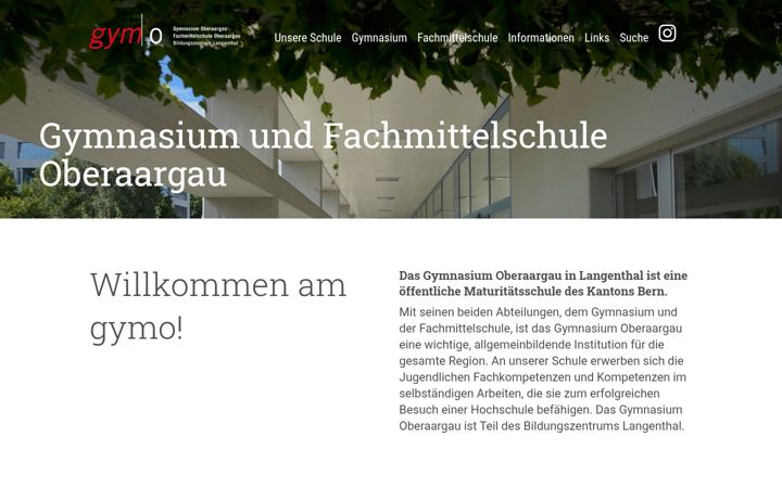 Screenshot of gymo.ch