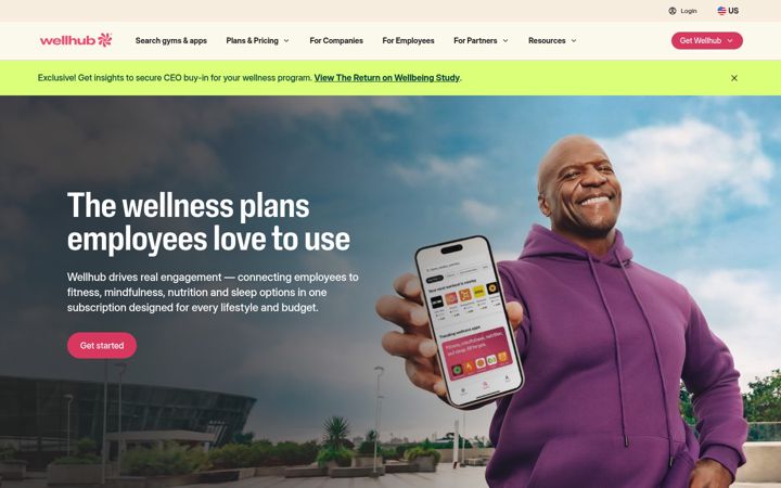 Screenshot of gympass.com