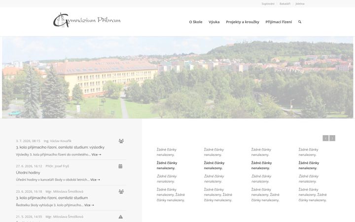Screenshot of gympb.cz