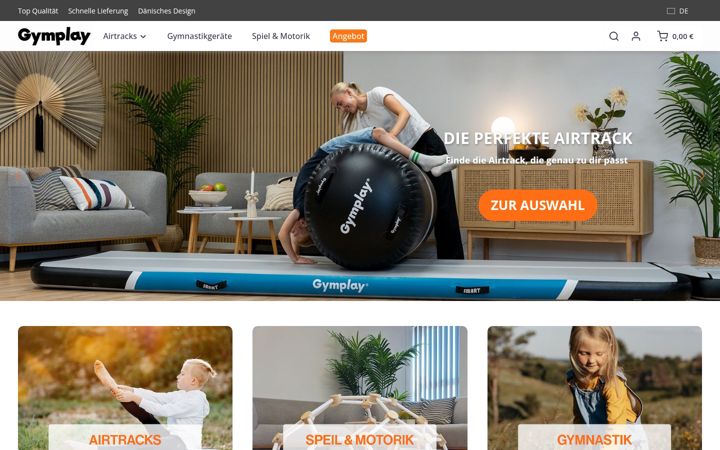 Screenshot of gymplay.de