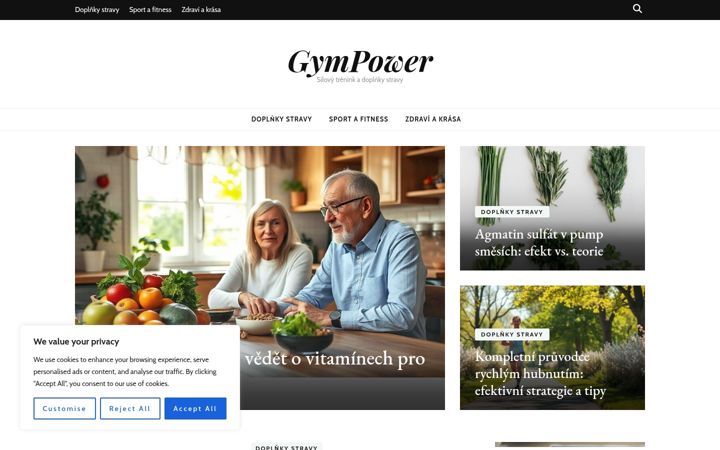 Screenshot of gympower.cz