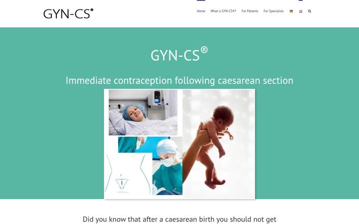 Screenshot of gyn-cs.com