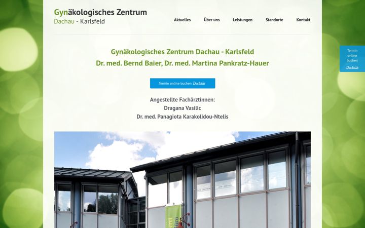 Screenshot of gyn-dachau.de