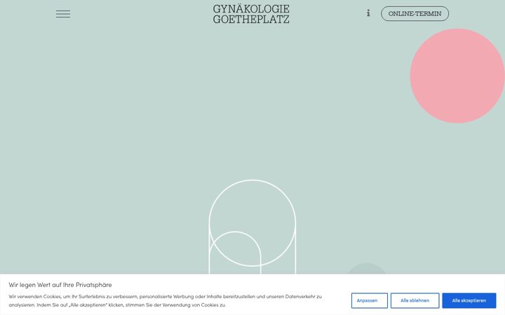 Screenshot of gyn-goetheplatz.de