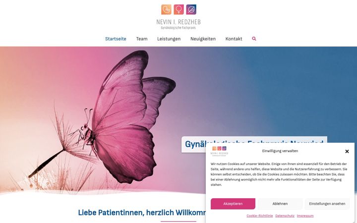Screenshot of gyn-neuwied.de