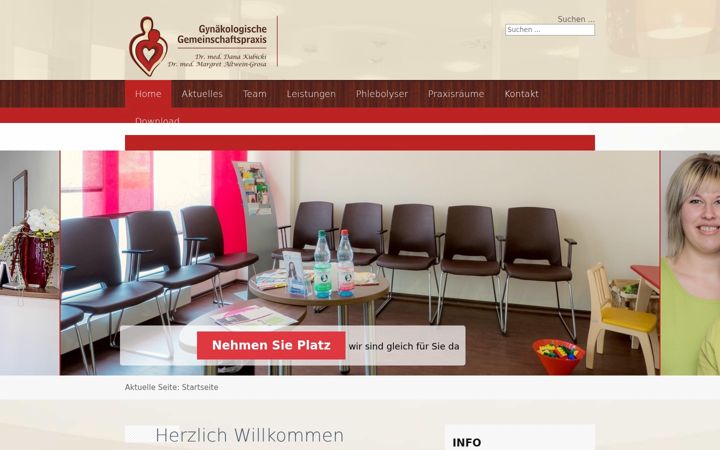 Screenshot of gyn-praxis-hoyerswerda.de