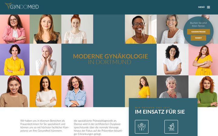Screenshot of gyndomed.de