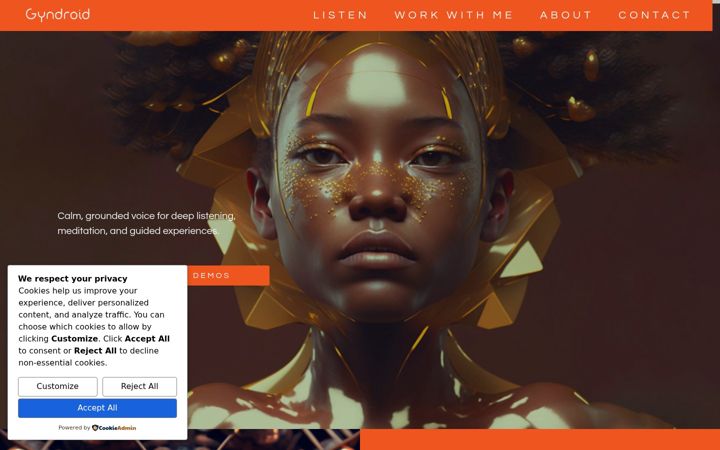 Screenshot of gyndroid.com