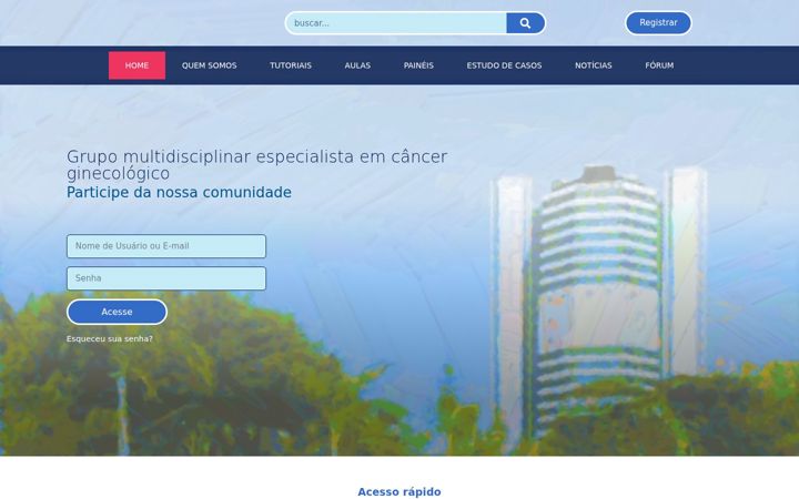 Screenshot of gynecon.org.br