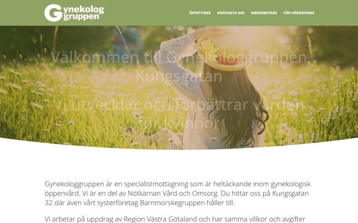 Screenshot of gyngruppen.se