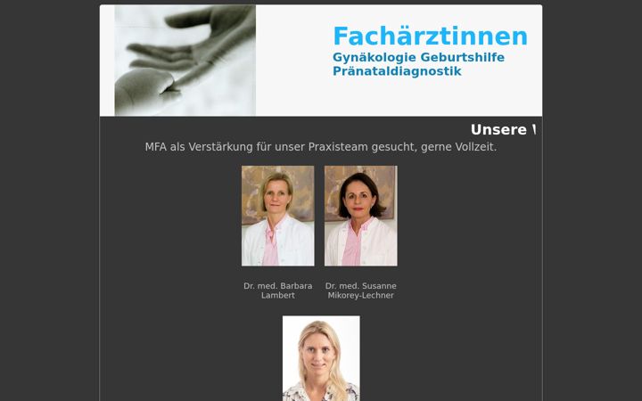 Screenshot of gynmuc.de