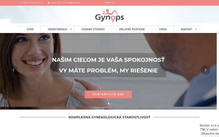 Screenshot of gynops.sk
