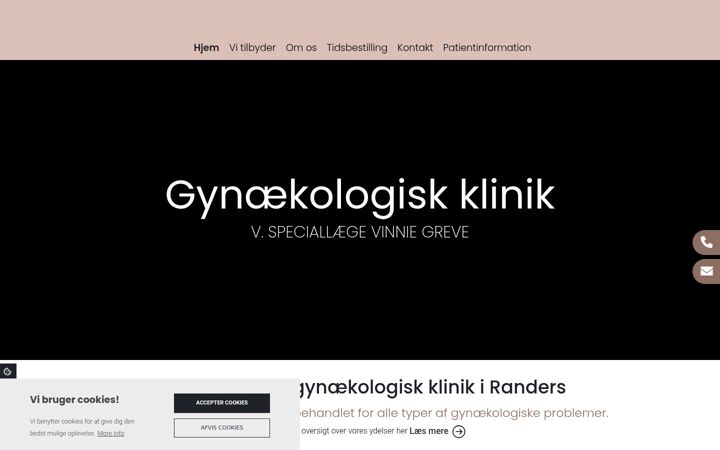 Screenshot of gynranders.dk