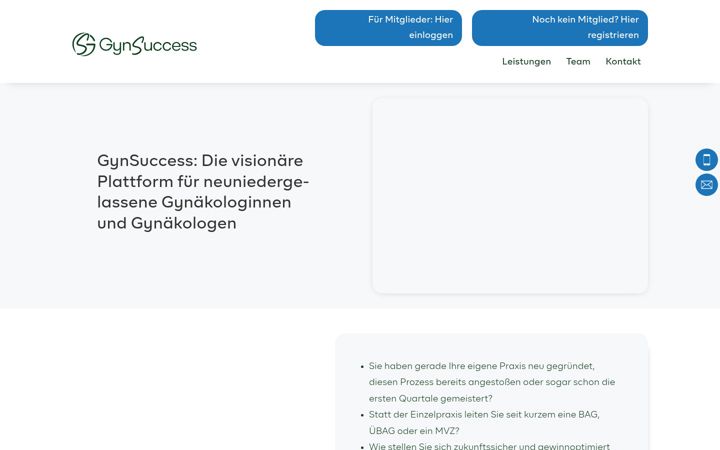 Screenshot of gynsuccess.de