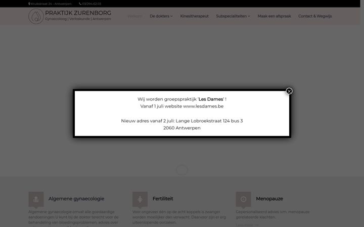 Screenshot of gynzurenborg.be