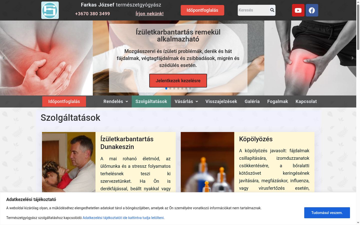Snímka obrazovky banera súhlasu zobrazeného pred akoukoľvek interakciou