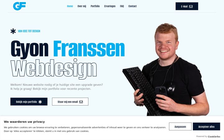 Screenshot of gyonfranssen.nl