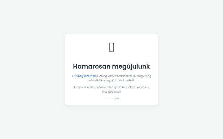 Screenshot of gyongyszemek.hu