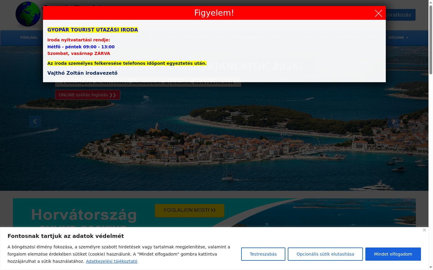 Skjermbilde av samtykkebanneret slik det vises før noen interaksjon