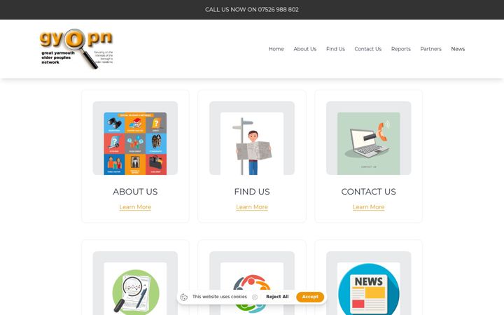 Screenshot of gyopn.org.uk