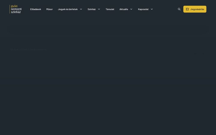 Screenshot of gyoriszinhaz.hu