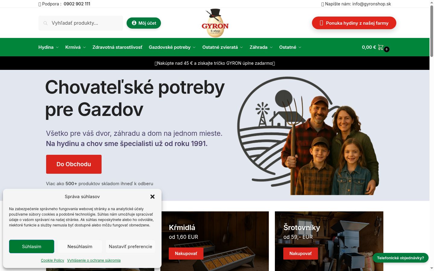 Snimka zaslona bannera za privolu prikazanog prije bilo kakve interakcije