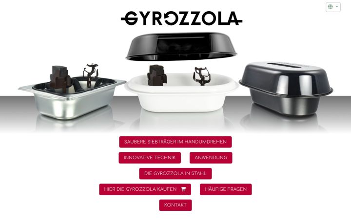 Screenshot of gyrozzola.ch