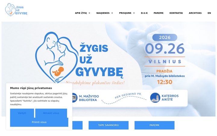 Screenshot di gyvybe.lt
