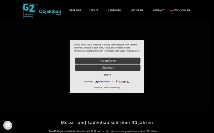 Screenshot of gz-objektbau.de
